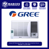 Gree 2HP Remote Window Type Non-Inverter Aircon U-J18-3NR