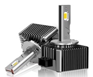 AUTO K ONE หลอดไฟหน้ารถยนต์ (เฉพาะหลอด) LED D1S ค่าสี 6000k 1คู่ สำหรับรถยนต์ สินค้าพร้อมส่ง ประกัน