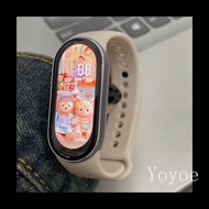 Silicone Bracelet for Xiaomi Mi Band 9 8 NFC Strap Accessorie Sport Silicone Wristband Correa Mi Ban