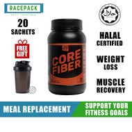 (Free Shaker) BS Nutrition Core Fiber 20 Sachets HALAL, Meal Replacement, Better Satiety, High Fibre, Weight Management, High Protein, Lowers Blood Cholesterol Levels, Supports Better Immune System