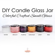 DIY Empty Candle Glass Jar Amber Clear Transparent Colorful Bottle Bekas Botol Balang Kaca Lilin