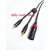 CANON XLR MALE TO RCA AUDIO CABLE NAKAMICHI BRANCH 50CM - 3 METER PREMIUM