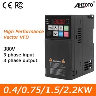 VFD 380V 0.4KW 0.75KW 1.5KW 2.2KW Motor Speed Controller Adjustable Frequency Drive Economy Inverter