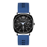 Jam Tangan Wanita Pria Kasual Display Analoq Strap Karet Rubber