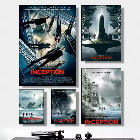 Classic Science Movie Nolan's works Inception Poster HD art sticky wall waterproof home living room 