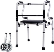 Standard WalkersRolling Walker Bariatric Rolling Walker Alternative to Crutches Adjustable Height Height Adjustable Elderly Walking Mobility Aid F interesting