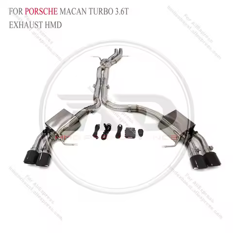 HMD Direct Replacement Rear Exhaust Muffler for Porsche macan turbo 3.6T High-performance car exhaus