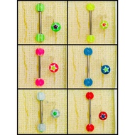 ️ Tongue Piercing Body Jewelry Stainless Steel Rod 1.6 Length 16 mm Light Weight Easy To Wear
