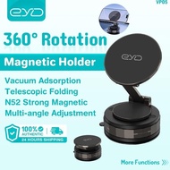 EYD VP05X Magnetic Phone Holder 360 Rotation Adjustable, Universal Car Mount & Desktop Stand, Vacuum