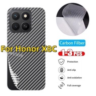 1-3Pcs Matte Back Film For Honor X8C X8B X8A 4G 2025 HonorX8C X8 C B A  X 8c 8b 8a Carbon Fiber Scre