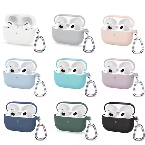 Silicone Earphone Covers for Apple airpods 3/4 case Protective Soft Headphones airpods4/3 Cases For 