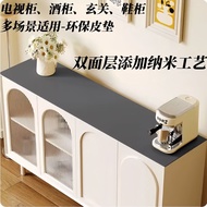 2024New Nano Craft Marble TV Cabinet Table Mat Strip Console Mat Wine Cabinet Waterproof and Oil-Proof