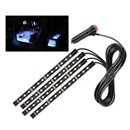 12LED Strip Lamp USB Car Atmosphere Light Multicolor Ambient Light Strip