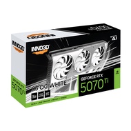 INNO3D VGA(การ์ดจอ) GEFORCE RTX 5070 TI X3 OC WHITE - 16GB GDDR7 (N507T3-16D7X-176068W)