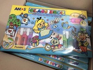 韓國入口 Amos 兒童玻璃彩繪 特大盒童話公主