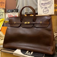 二手美品 NEXUSVII X PORTER - JANE LEATHER BAG  聯名款 柏金包 手提袋