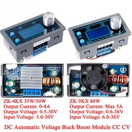 ZK-4KX 5KX DC Buck Boost Converter Module CC CV Step Up Down Power 0.5-30V 4A 0.6-36V 5A 5V 6V 12V 2