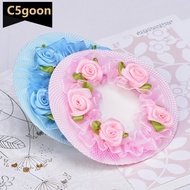 C5GOON Women Girls Bun Cover Snood Hair Net Hair Nets Latin Ballet Dance Crochet Snoods Accessories 