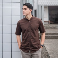 baju koko lengan pendek pria terbaru 2022 baju pria lengan pendek treny baju kemeja cowok keren 2022
