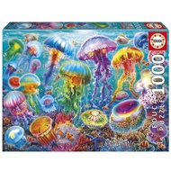 Jigsaw Puzzle Educa-Jellyfish 1000 Piece. 1000-Piece Made in Spain in Thailand Immediately