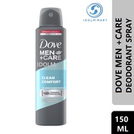 Dove Men+ Care Deodorant Clean Comfort Spray 150ml