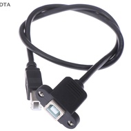 DTA USB 2.0 Type B Male to Type B Female Printer Extension Cable With Panel Mount DT