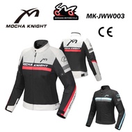MOCHA KNIGHT MK-JWW003 Woman Riding Jacket Breathable Safety Protection Mesh Bike Motorcycle Motor