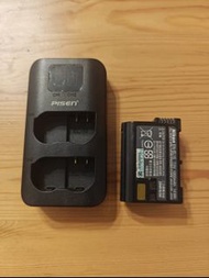 Nikon EN-EL15 電池for D800 D810 D500 D610連pisen兩電叉機