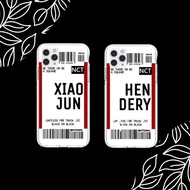NCT Ticket Phone Case / NCT phone case / Kpop phone case  /  Custom phone case