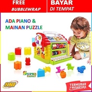 Terbagus! Mainan Edukasi Anak 1 2 3 4 Tahun Piano Musik Bayi Laki Laki