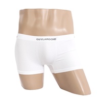 Guy Laroche กางเกงในชาย ทรงTrunks ผ้าSeamless กระชับ ไร้รอยตะเข็บ แพ็ค 3 ตัว สีขาว (JUU6901R5WH)