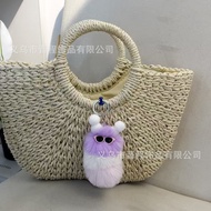 Cartoon Caterpillar Plush Keychain Pendant Cute Rainbow Caterpillar Doll Bag Small Pendant 1010