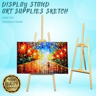 Wooden Display Easel Stand Frame 1.5m for Art, Drawing & Craft Shows