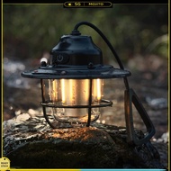 LED Camping Lantern Dimmable Camping Light 4 Light Modes Retro Camping Light Multifunction IPX4 Wate