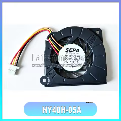 100%New HY40H-05A 4-wire DC5V 0.14A 40*40*5MM 4CM For SEPA Cooling fan in stock Fast Shipping