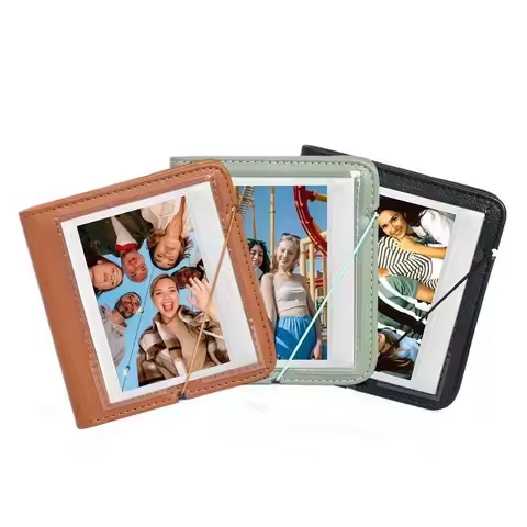 5 Inch-Instax Wide Photo Album For Fujifilm Instax W300/W400 28 Pockets Instant Camera Stamp Picture