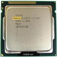 【現貨】Core i3 2100 處理器 3.1GHz 3MB 緩存雙核插槽 1155 檯式機 CPU