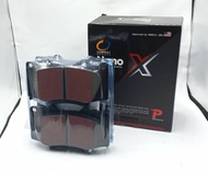 Compact Brakes DEX-750 ผ้าเบรคหน้าสำหรับ โตโยต้า ฟอร์จูนเนอร์ ปี 2015 - ON TOYOTA FORTUNER 2.4V 2.8V