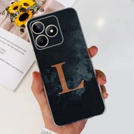 เคสซิลิโคนใสสำหรับโทรศัพท์ TPU แบบน่ม Realme C51เคส Realme C53ใหม่เคสซิลิโคนใสสำหรับ Realme C53 C 51