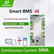 JBD BMS 4S 12V Smart BMS LiFePo4 Li-ion 250A 300A High Current Protect BT Balance RS485 Heating
