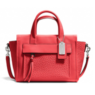 กระเป๋าถือ COACH ของแท้ มือ 1 รุ่นหรูจาก Shop หนังแท้ หนังนิ่ม สายยาวถอดแยกได้ COACH 27923 BLEECKER 