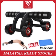 [CLEARANCE SALES] ABS Roller 4 Wheel Abdominal Exercise Gym Fitness JR FITNESS