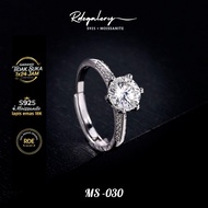 MS-030/Moisnite ring S925 high quality/ 1 carat moissanite ring S925