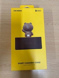 samsung line friends 熊大 充電座 電線 手機 尿袋chargining stand