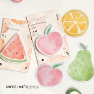 30 Sheets Fruits Basket Sticker Bookmark Memo Pad Sticky Note Bookmark School Office Supply