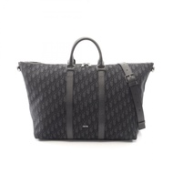 【二手】Dior Weekender 40 波士頓包，Oblique 提花布料，兩用，1ESDU134YKY_H03E，黑色帆布皮革 Oblique Weekender 40 包