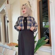 KEMEJA BATWING FLANEL WANITA OVERSIZE ATASAN WANITA OVERSIZE