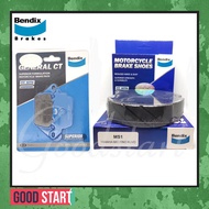 YAMAHA MIO i 125, SOUL i 125, GRAVIS, AEROX BRAKE PADS & BRAKE SHOE BENDIX