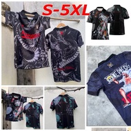 【DEWASA】S/5XL Jersey Viral Retro Collar Ikan KOI/Version Naga X