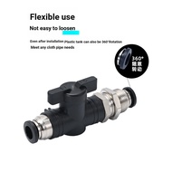 C. Pneumatic Manual Valve Switch BM BML-8 10 6 12 Partition Through Plate Straight Breathable Pipe B